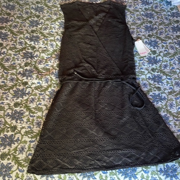 Freya Sundance - Black Crochet Cover Up Dress - NWT - M - Picture 3 of 4